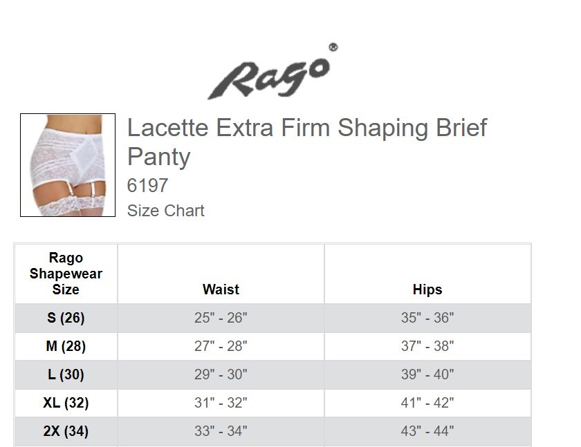 Rago Waist Cincher Briefs