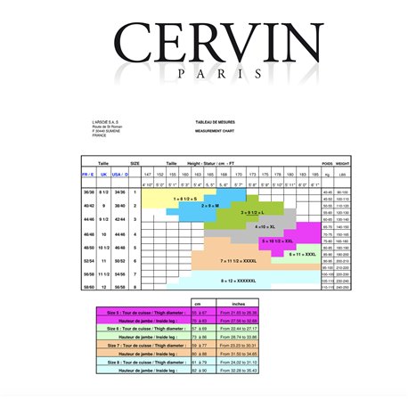CERVIN Nylon Stocking CAPRI Bicolore