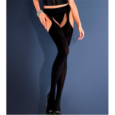 GABRIELLA Suspenders Tights Strip panty